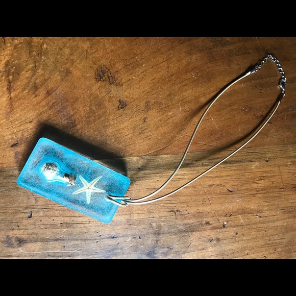 Handcrafted Message in a Bottle Necklace - Picture 2 of 3